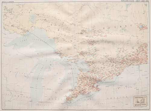 Populated Places – Great Lakes Area